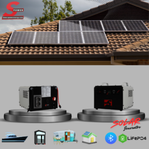 Spower Energy Solar Hibrit Jeneratör SG-1.6 12105 (1600 Watt)