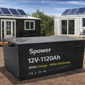 Spower 12V 1120AH Lityum Lifepo4 Bluetooth Bağ Evi ve Tiny House Aküsü