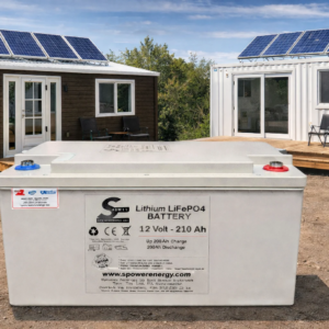 Spower 12V 280AH Lityum Lifepo4 Bluetooth Marin Kasa Bağ Evi ve Tiny House Aküsü